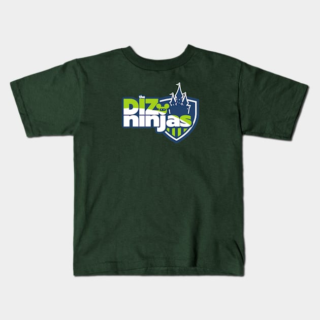 DizNinjas Kids T-Shirt by AZTEdesigns